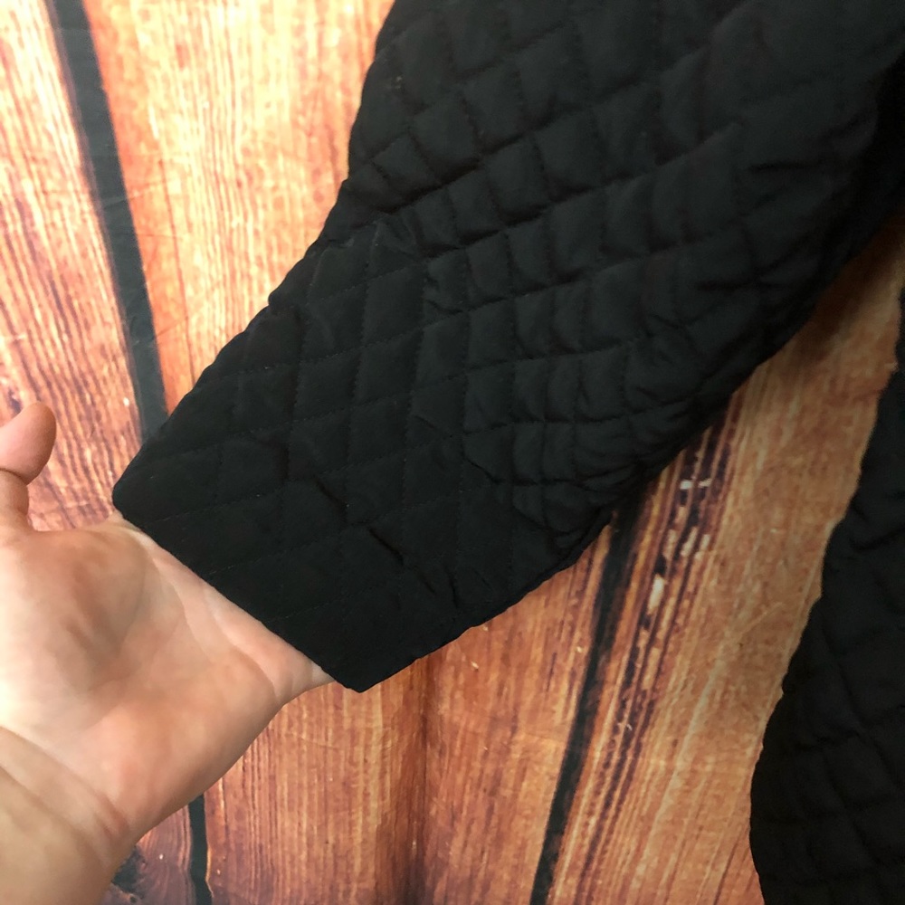 Black Quilted Jacket - image 5